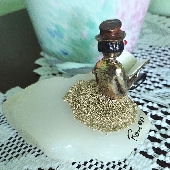 Vintage, Signed Ron Lee Clown Figurine Emmitt Kelly 🤡 - Picture 3 of 10